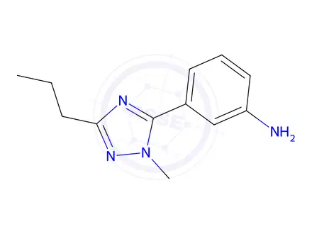 Chemical structure of 3-(1-Methyl-3-propyl-1h-1,2,4-triazol-5-yl)aniline