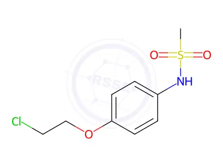 Chemical structure of N-(4-(2-Chloroethoxy)phenyl)methanesulfonamide