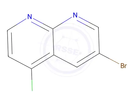 Chemical structure of 3-Bromo-5-chloro-1,8-naphthyridine