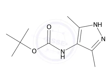 Chemical structure of Tert-butyl (3,5-dimethyl-1h-pyrazol-4-yl)carbamate