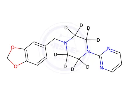 Chemical structure of Piribedil-d8