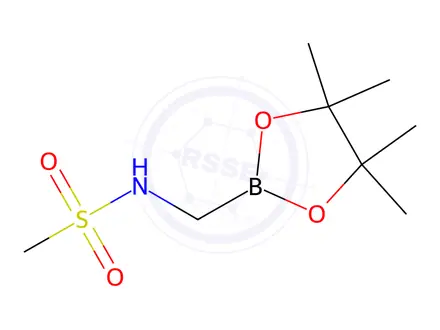Chemical structure of N-[(4,4,5,5-tetramethyl-1,3,2-dioxaborolan-2-yl)me thyl]methanesulfonamide