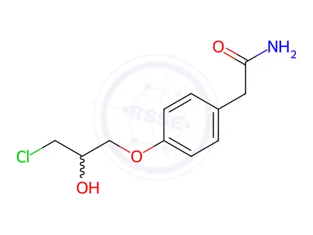 Chemical structure of Atenolol EP Impurity D (Atenolol USP Related Compound D)