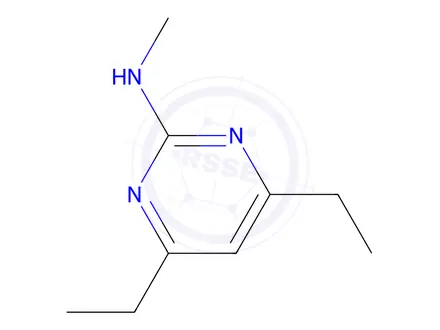 Chemical structure of 4,6-Diethyl-N-methylpyrimidin-2-amine