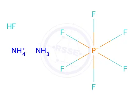 Chemical structure of AMMONIUM HEXAFLUOROPHOSPHATE FLUORIDE