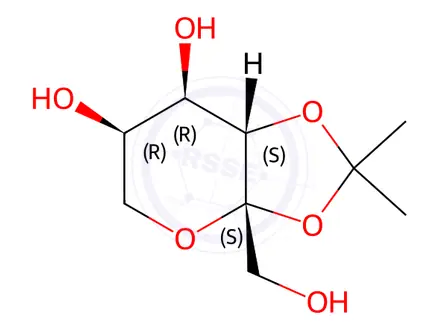 Chemical structure of Topiramate Impurity 82