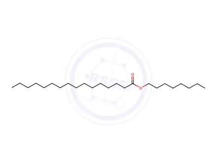 Chemical structure of Octyl Palmitate