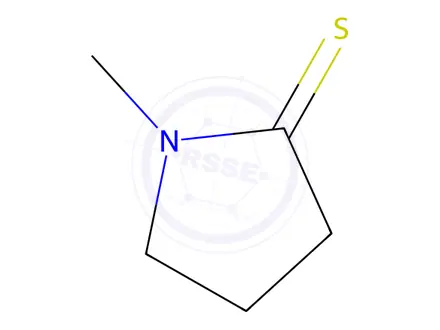 Chemical structure of 1-Methylpyrrolidine-2-thione