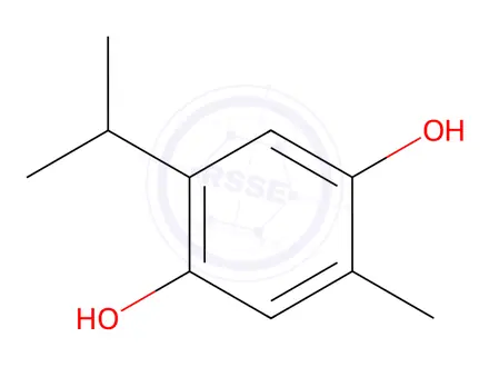 Chemical structure of Thymohydroquinone
