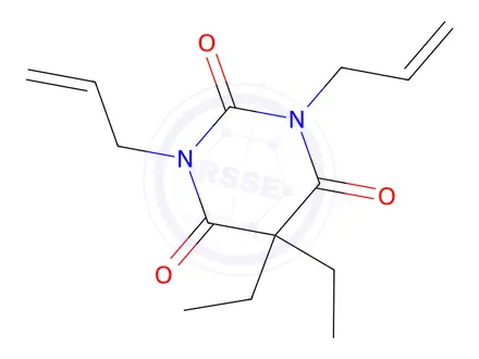 Chemical structure of 1,3-Diallyl-5,5-diethylpyrimidine-2,4,6(1H,3H,5H)-trione