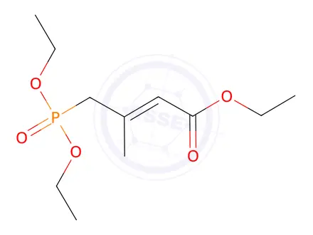 Chemical structure of Triethyl (2E)-3-Methyl-4-phosphonocrotonate