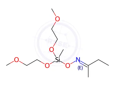 Chemical structure of butan-2-one O-[bis(2-methoxyethoxy)methylsilyl]oxime