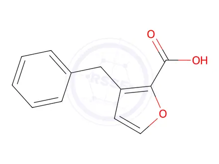 Chemical structure of 3-Benzylfuran-2-carboxylic acid
