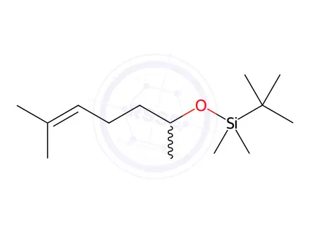 Chemical structure of Silane, (1,1-dimethylethyl)[(1,5-dimethyl-4-hexenyl)oxy]dimethyl-