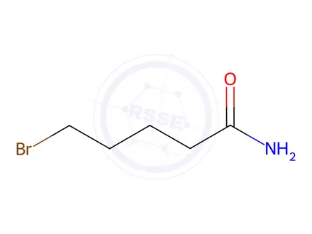 Chemical structure of 5-bromopentanamide