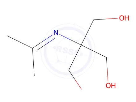 Chemical structure of 2-(hydroxymethyl)-2-(propan-2-ylideneamino)propane-1,3-diol