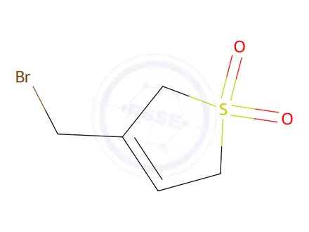 Chemical structure of 3-(Bromomethyl)-2,5-dihydrothiophene 1,1-dioxide