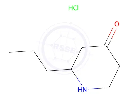 Chemical structure of 2-Propylpiperidin-4-one hydrochloride