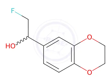 Chemical structure of α-(Fluoromethyl)-2,3-dihydro-1,4-benzodioxin-6-methanol