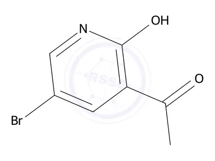 Chemical structure of 3-Acetyl-5-bromopyridin-2(1H)-one