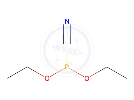 Chemical structure of Phosphorocyanidous acid diethyl ester