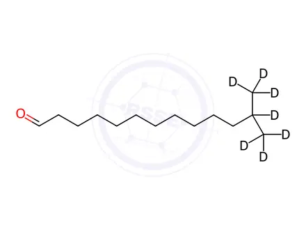 Chemical structure of 12-Methyltridecanal-d7
