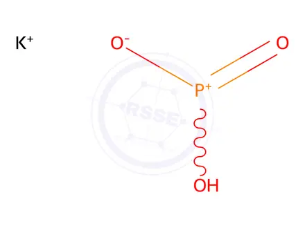 Chemical structure of Monopotassium phosphite
