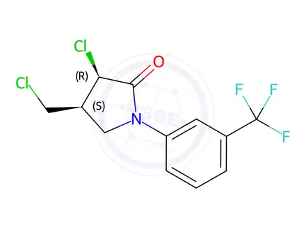 Chemical structure of Flurochloridone Impurity 3