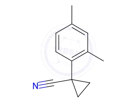 Chemical structure of 1-(2,4-Dimethylphenyl)cyclopropane-1-carbonitrile