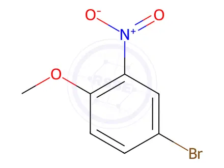 Chemical structure of 4-Bromo-2-nitroanisole