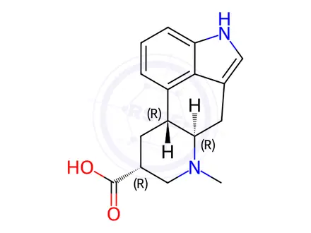 Chemical structure of Dihydrolysergic Acid