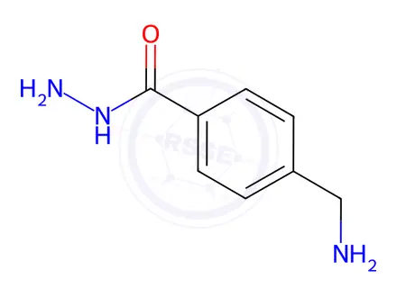 Chemical structure of 4-AMINOMETHYL-BENZOIC ACID HYDRAZIDE