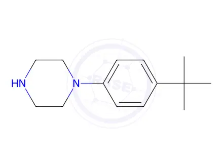 Chemical structure of 1-(4-tert-Butylphenyl)piperazine