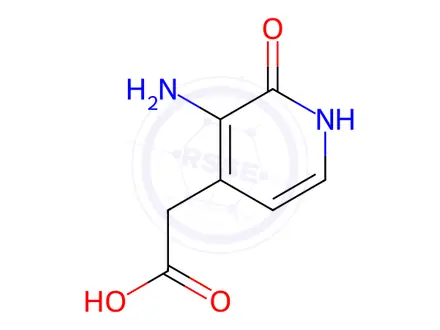 Chemical structure of 2-(3-AMINO-2-HYDROXYPYRIDIN-4-YL)ACETIC ACID