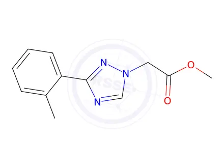 Chemical structure of Methyl 2-(3-(o-tolyl)-1H-1,2,4-triazol-1-yl)acetate