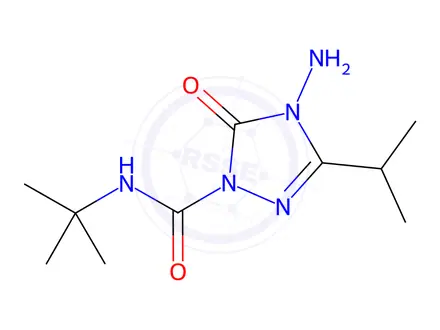 Chemical structure of Amicarbazone