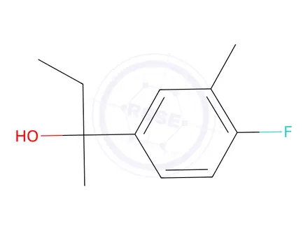 Chemical structure of 2-(4-Fluoro-3-methylphenyl)butan-2-ol