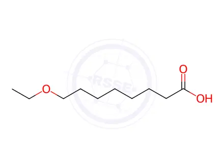 Chemical structure of 8-Ethoxyoctanoic Acid