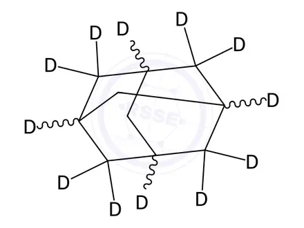 Chemical structure of Adamantane-[D16]