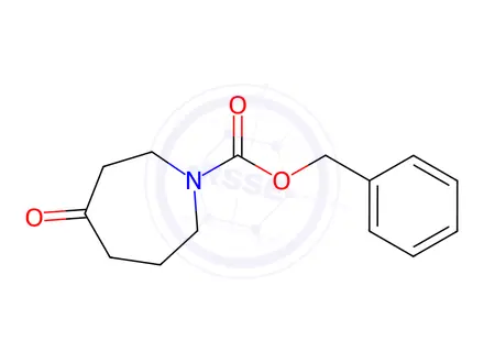 Chemical structure of Benzyl 4-Oxoazepane-1-carboxylate