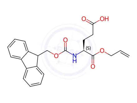 Chemical structure of Fmoc-Glu-OAll