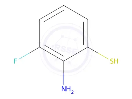 Chemical structure of 2-Amino-3-fluorobenzene-1-thiol