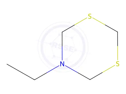 Chemical structure of 5-Ethyl-1,3,5-dithiazine, 95%