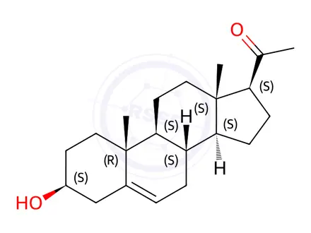 Chemical structure of Pregnenolone