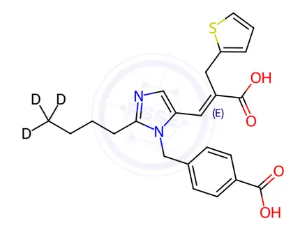 Chemical structure of Eprosartan-d3