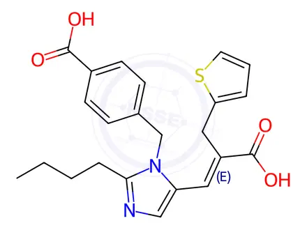Chemical structure of Eprosartan