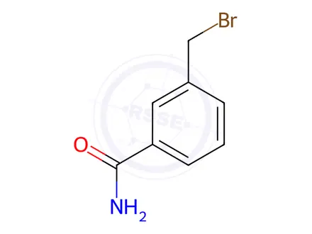 Chemical structure of 3-(Bromomethyl)benzamide