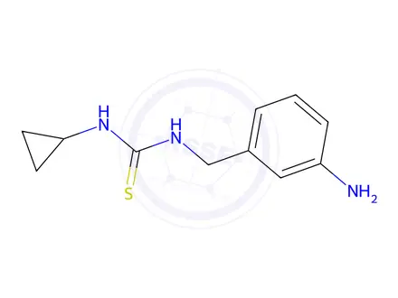 Chemical structure of N-(3-Aminobenzyl)-N-cyclopropylthiourea