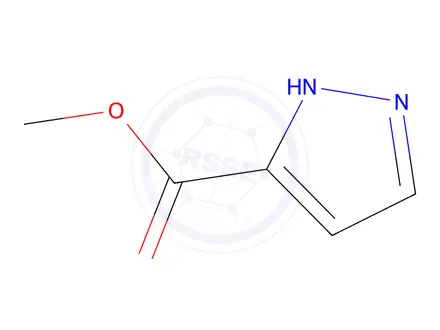 Chemical structure of 4-Pyrazolecarboxylic Acid Methyl Ester