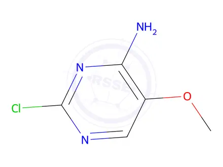 Chemical structure of 2-chloro-5-methoxypyrimidin-4-amine